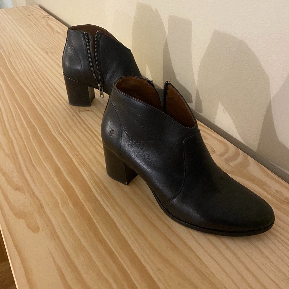 Frye Black Booties